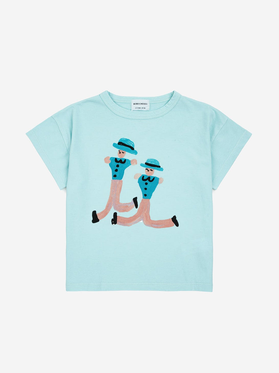 Bobo Choses Dancing Giants T-shirt - Light Blue – GREEN HEARTS PINK