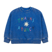 Jelly Mallow Thanks Sweatshirt | Blue