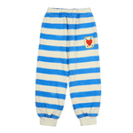 Jelly Mallow Bird Striped Lounge Pants | Blue