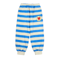 Jelly Mallow Bird Striped Lounge Pants | Blue