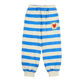 Jelly Mallow Bird Striped Lounge Pants | Blue