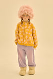 Jelly Mallow Leopard Pattern Cardigan | Yellow