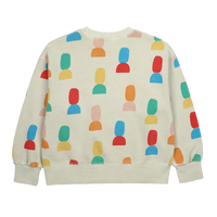 Jelly Mallow Shape Pigment Sweatshirt | Oat Beige