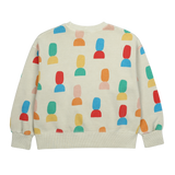 Jelly Mallow Shape Pigment Sweatshirt | Oat Beige