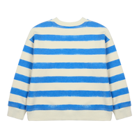 Jelly Mallow Love Striped Sweatshirt | Blue