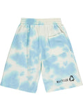 Beau Loves Tie Dye Shorts | Blue Clouds